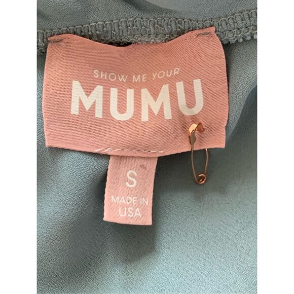 Show Me Your Mumu Verona Cowl Neck Slip Dress Deep Sage Size S - Picture 8 of 12